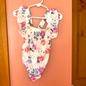 Adorable floral romper